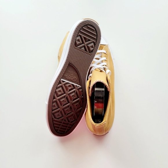 Converse Chuck Taylor All Star Hi Wheat Turbo Green White Women's 5.5 - Picture 5 of 6